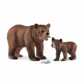 

Schleich, статуэтка, Мать Гризли с Медвежонком, 42473