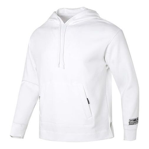 

Толстовка summit fleece hoodie 'white' Under Armour, белый