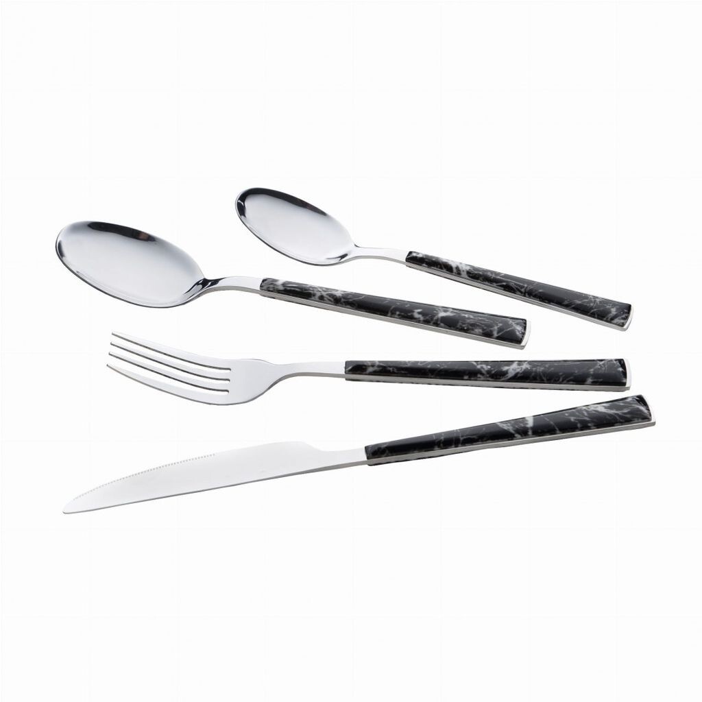 

Набор столовых приборов Maestro 24 предмета mr-1535b MR1535B24, черный