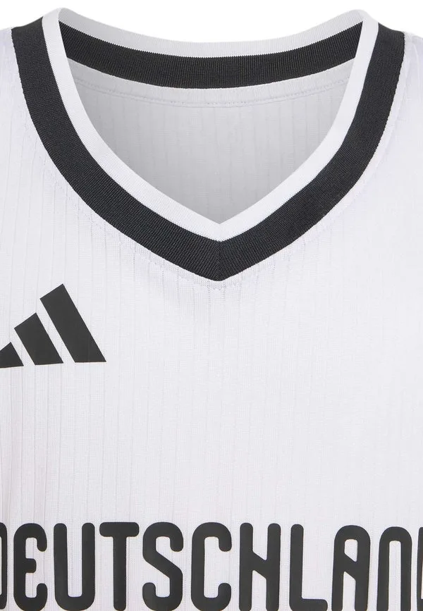 Домашняя баскетбольная майка dbb для молодежной национальной сборной Adidas Performance, White — фото 3