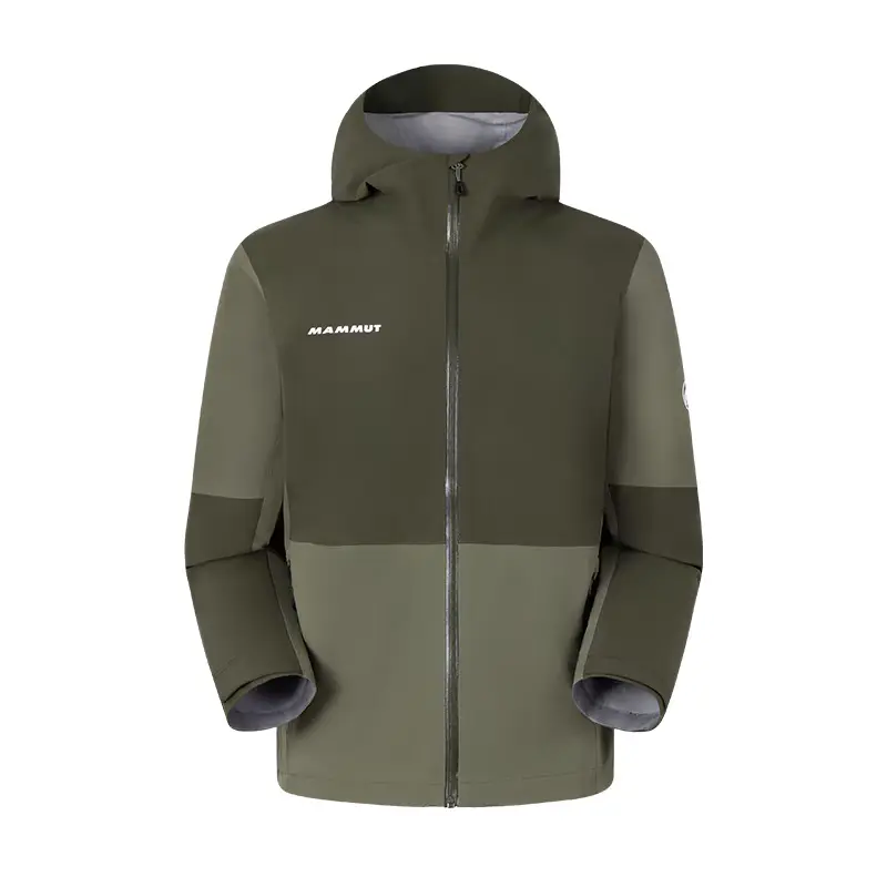 

MAMMUT Мужская ветровка для походов на открытом воздухе Водоотталкивающая Ветрозащитная Дышащая Черная, Marsh Green-Dark Moss Green/Marsh-Dark Marsh