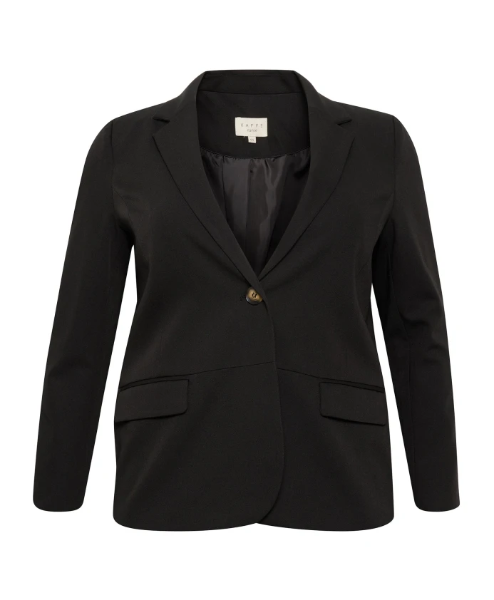 

Черный пиджак с глубоким вырезом и V-образным вырезом Kaffe Curve, черный