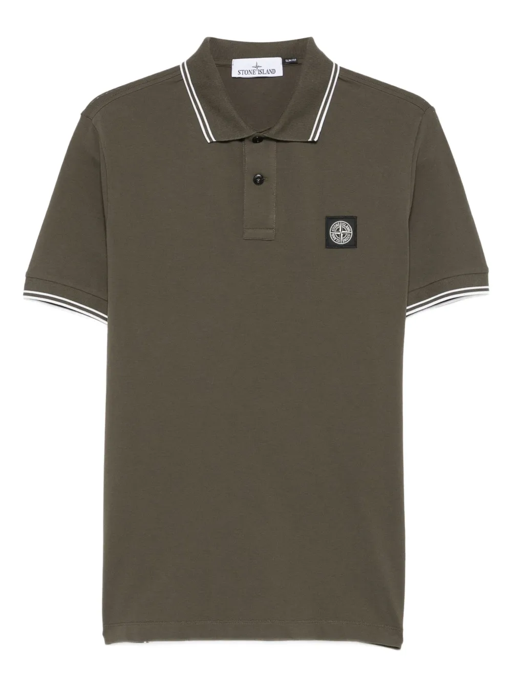 

Рубашка поло с логотипом Stone Island, зеленый