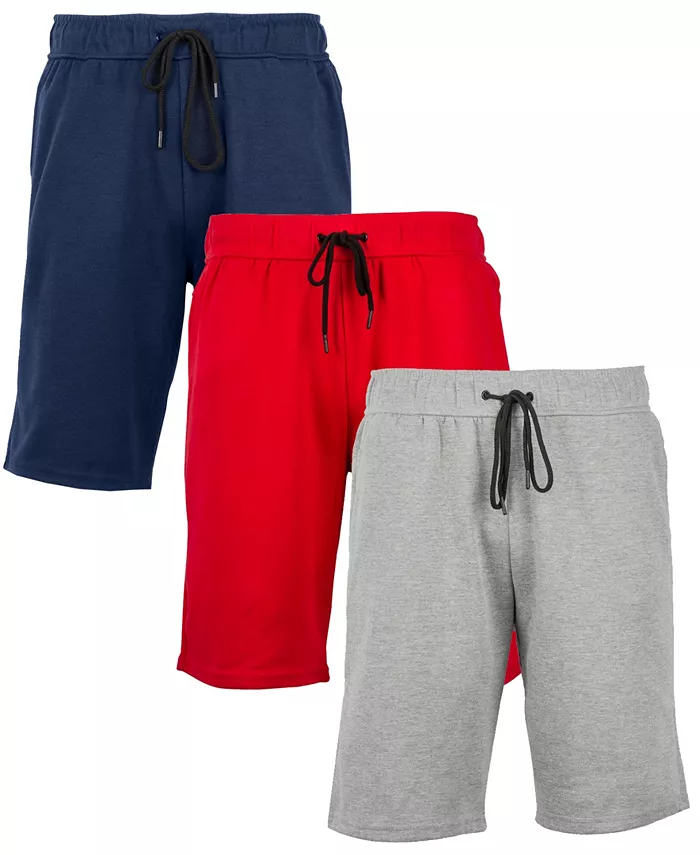 

Мужские шорты Tech Fleece Performance с термоаппликацией на кармане-молнии, 3 шт Galaxy By Harvic, мультиколор