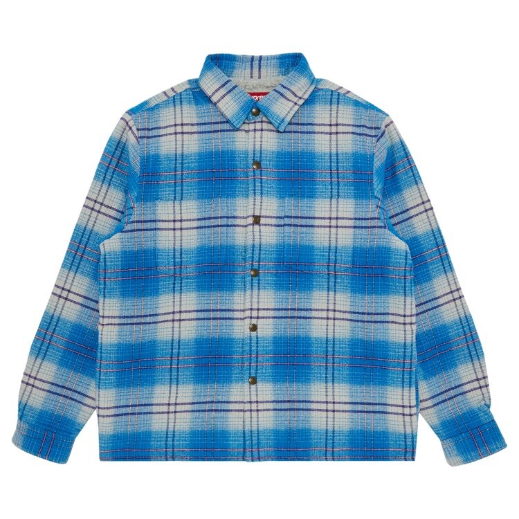 

Рубашка Supreme Lined Flannel Snap 'Blue', синий