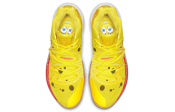 Кроссовки spongebob squarepants x kyrie 5 'spongebob' Nike, желтый — фото 4