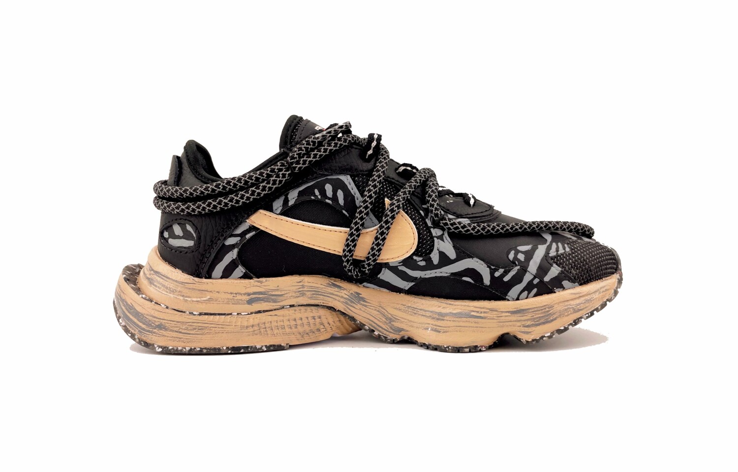 

Кроссовки Air Zoom Division женские с низким верхом, черные/коричневые Nike