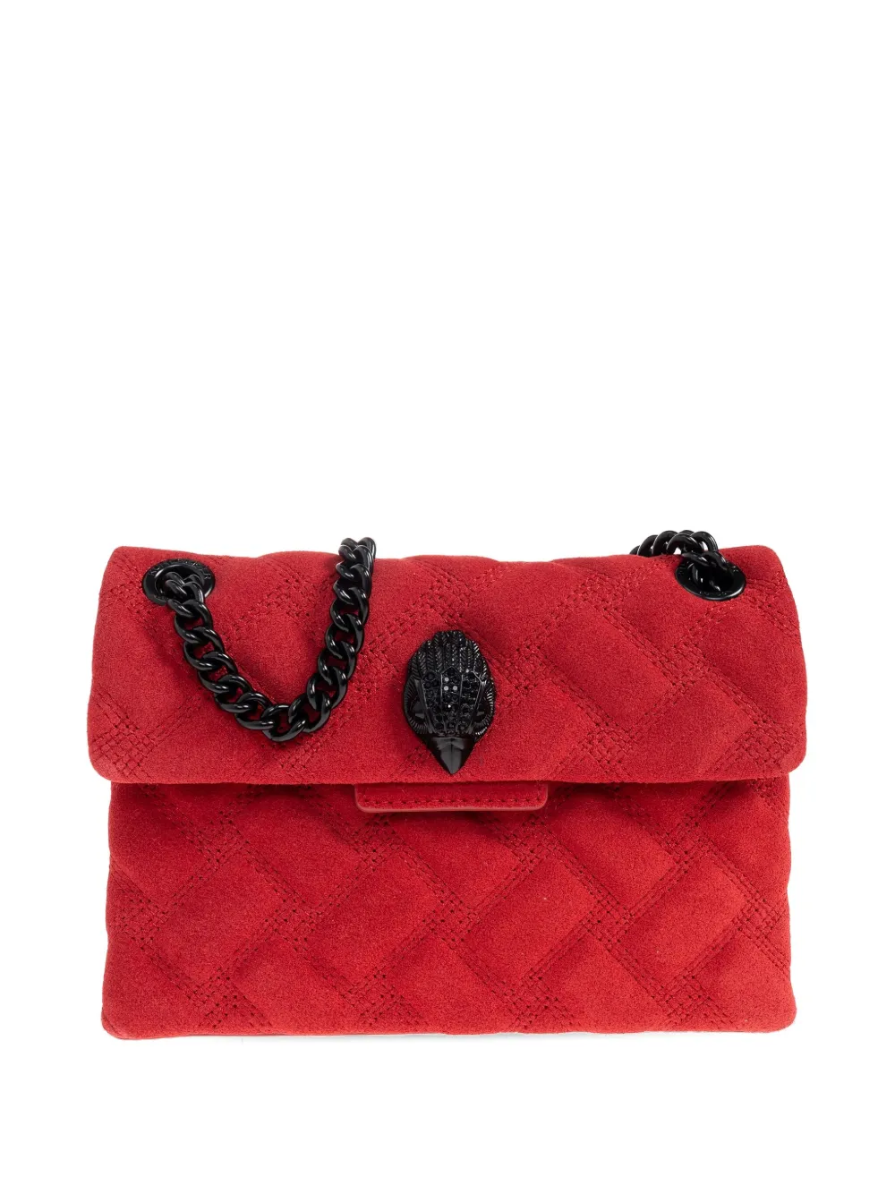 

Стеганая мини-сумка на цепочке Kurt Geiger London, красный