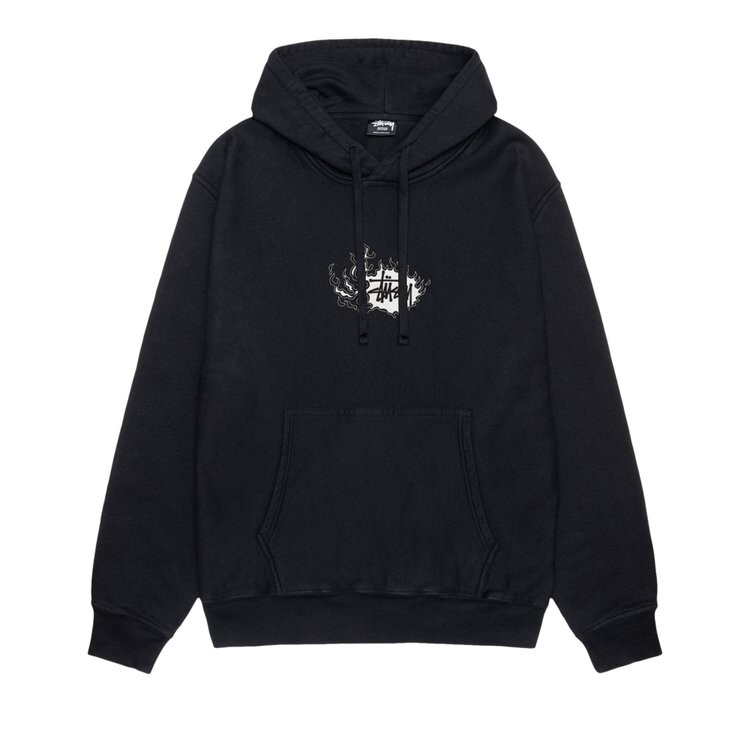 

Худи Stussy Pigment Dyed Mosaic Dragon 'Black', черный