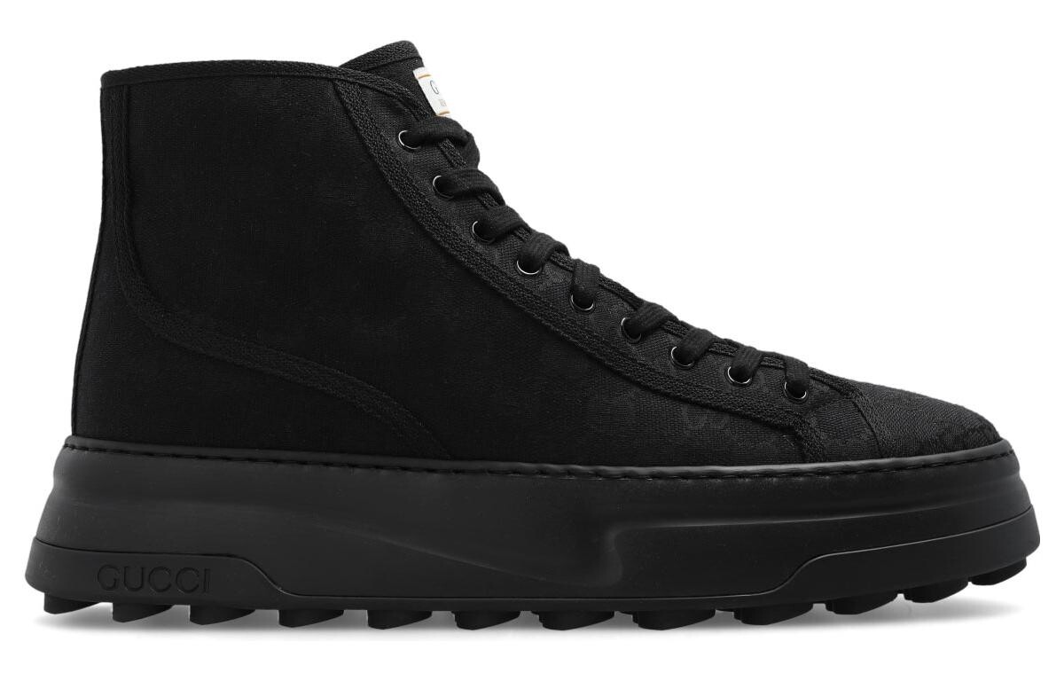 Кроссовки мужские Gucci High-top, черный — фото 4