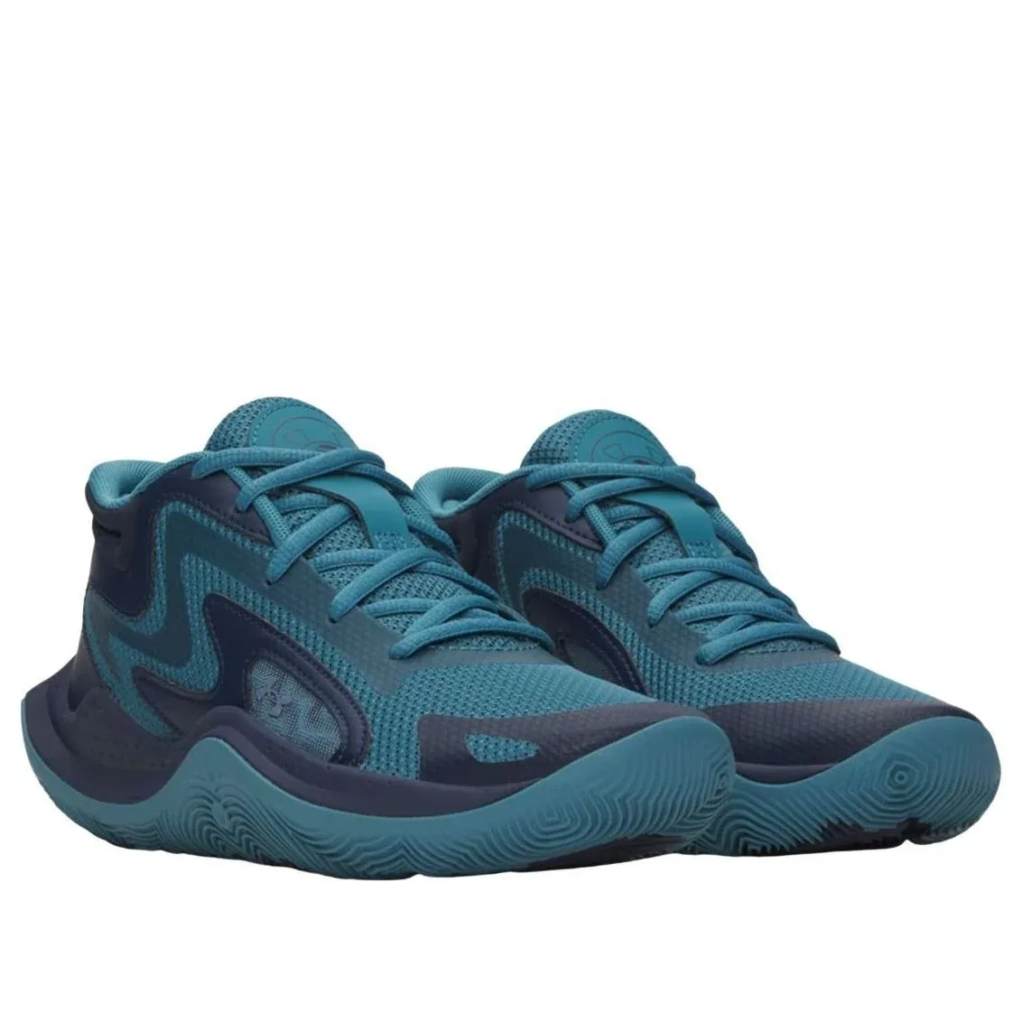 Кроссовки (GS) Under Armour Jet '25 'Boundless Blue' — фото 3