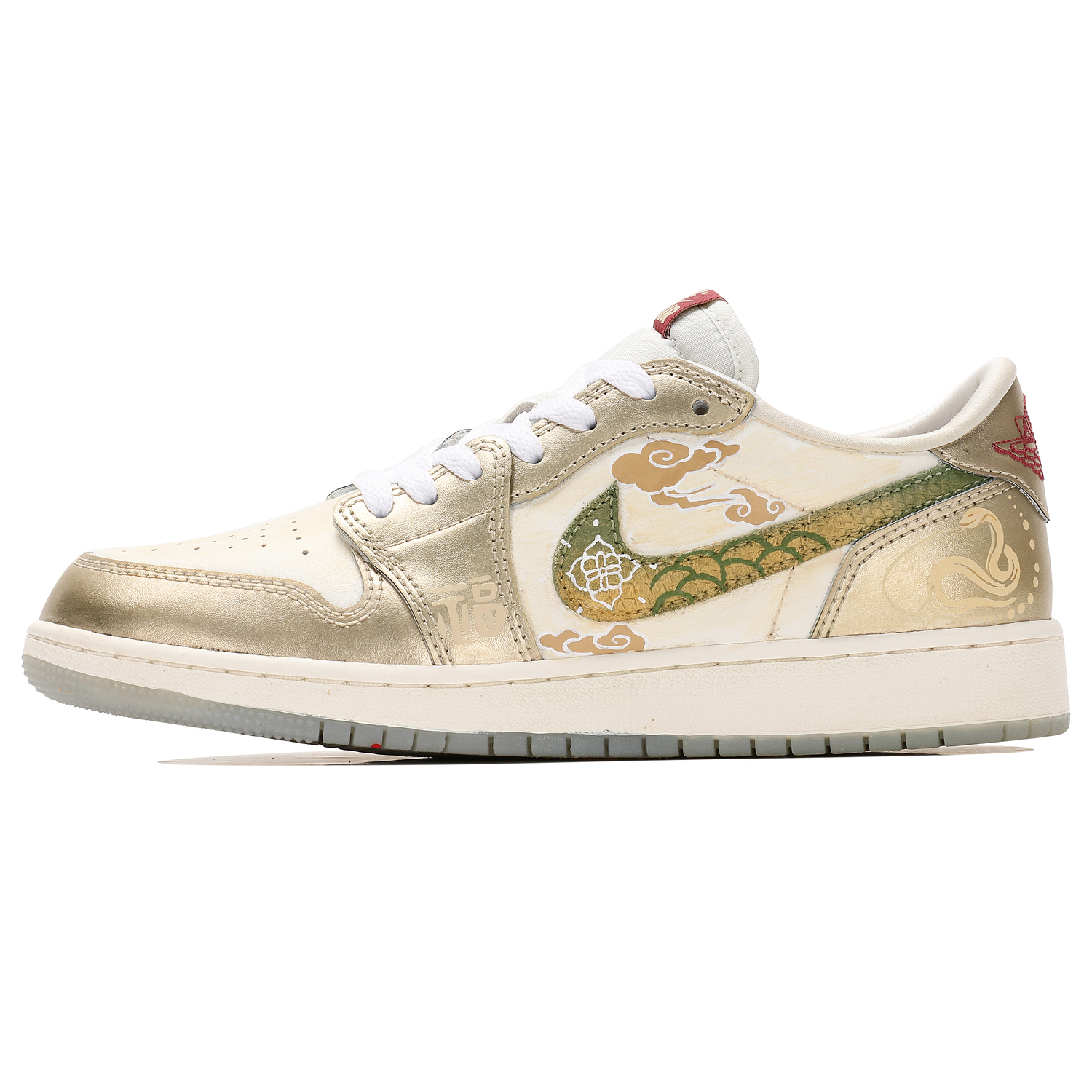 

Детские баскетбольные кроссовки Air 1 Grade School Jordan, зеленый