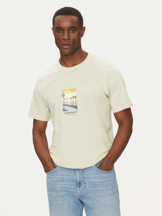 

Футболка обычного кроя Split Graphic 12273000 Jack&Jones, зеленый