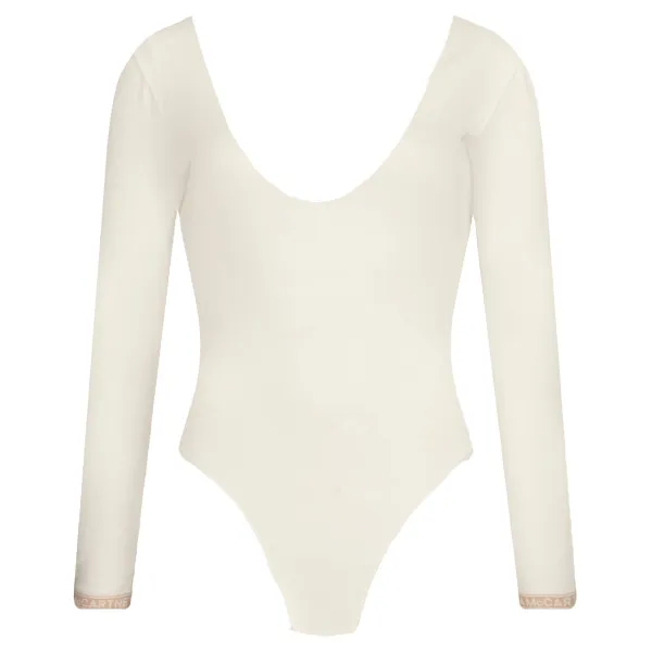 

Тонкое подтянутое боди Stella Mccartney, белый
