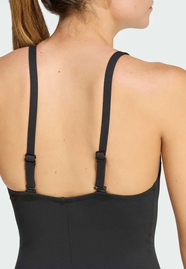 Купальник слитный с тонкими бретелями Iconisea Adidas Sportswear, кофе — фото 3