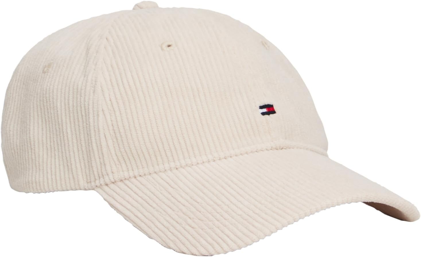 

Мужские шляпы Tommy Hilfiger | Вельветовая бейсболка с логотипом и регулируемым ремешком, Classic Beige