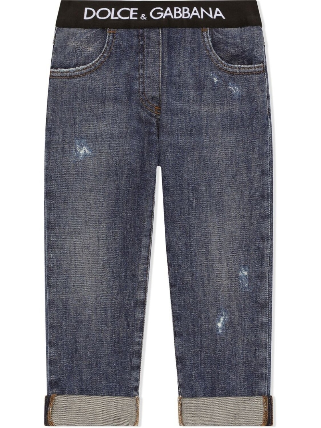 

Dolce & Gabbana джинсы с логотипом, синий