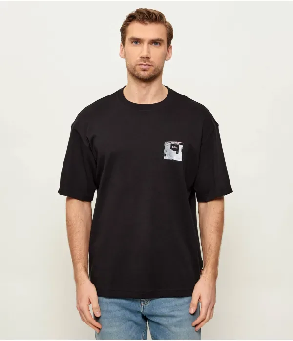 Футболка Te_Citylights relaxed fit Boss Orange, черный