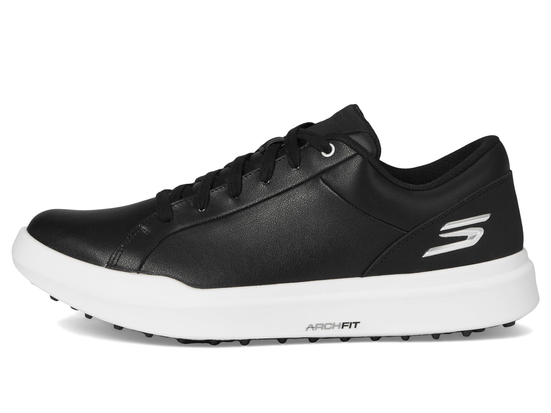 Кроссовки Skechers GO GOLF Drive 6 Relaxed Fit Spikeless Golf Shoe, черный/белый — фото 4