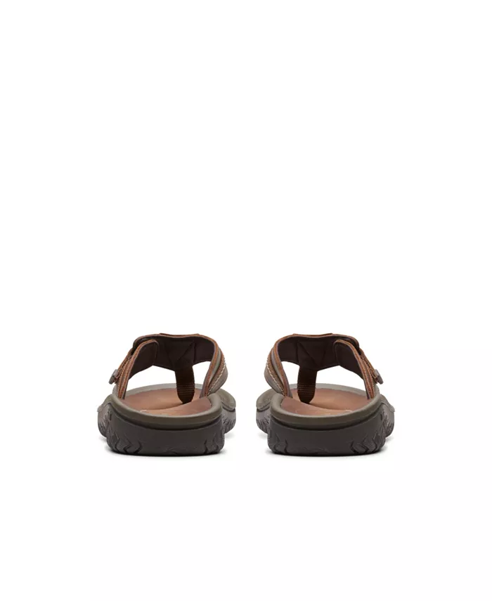 Мужская коллекция сандалий Wesley Sun Clarks, загар/бежевый — фото 3