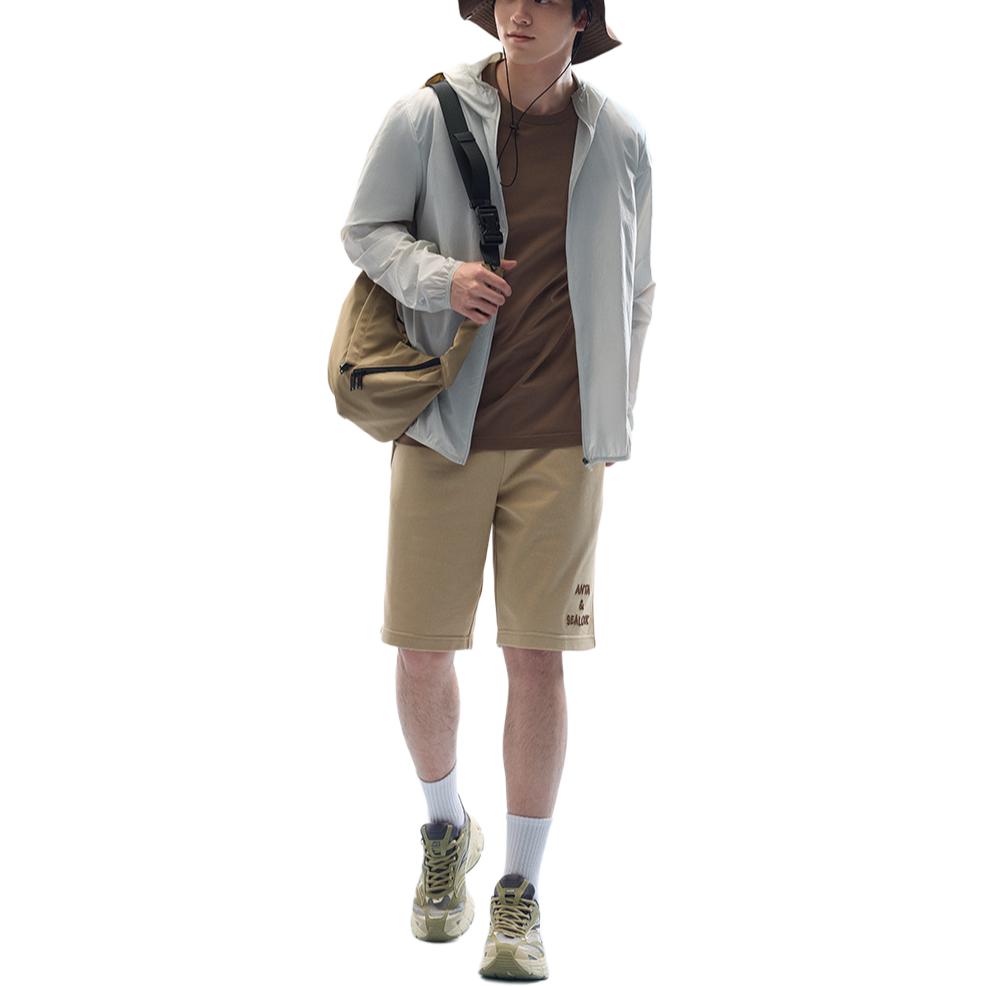 

ANTA Мужская дышащая одежда с защитой от солнца светло-песочного серого цвета, Light Sand Gray