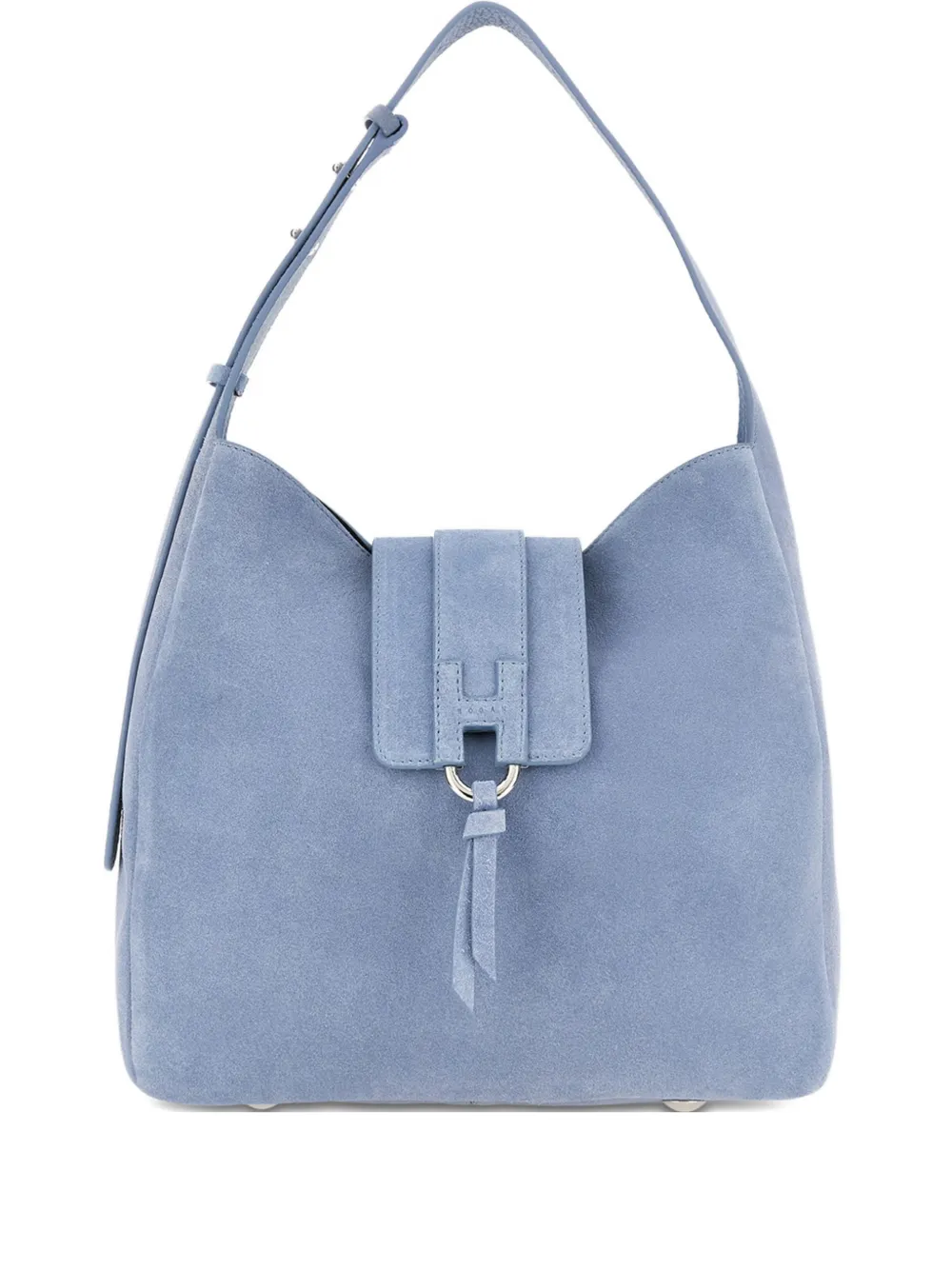 

Сумка на плечо с пряжкой-логотипом Hogan, синий