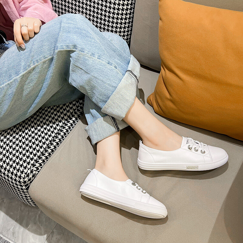 Туфли женские повседневные Women's Casual Shoes Women's Low-Top White Help — фото 3