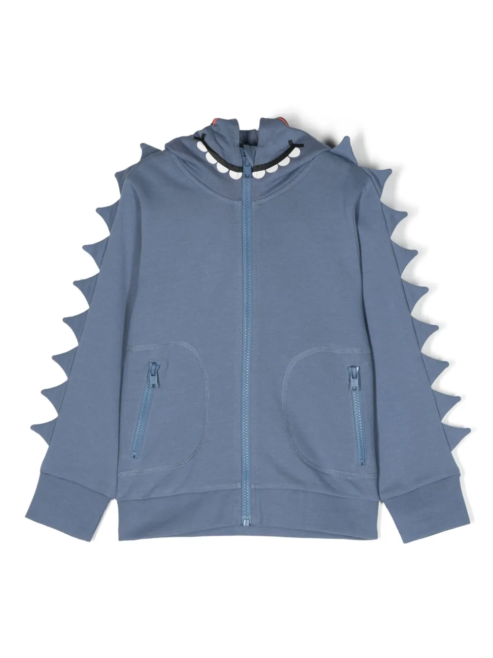 

Худи на молнии с принтом Stella McCartney Kids, синий