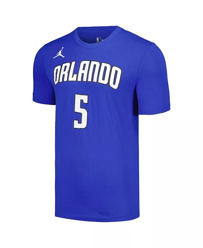 Футболка мужская Paolo Banchero Blue Orlando Magic 2022/23 Statement Edition с именем и номером Jordan — фото 3
