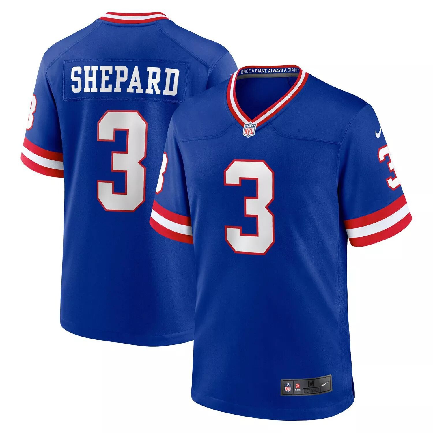 

Мужское классическое игровое джерси Sterling Shepard Royal New York Giants Nike