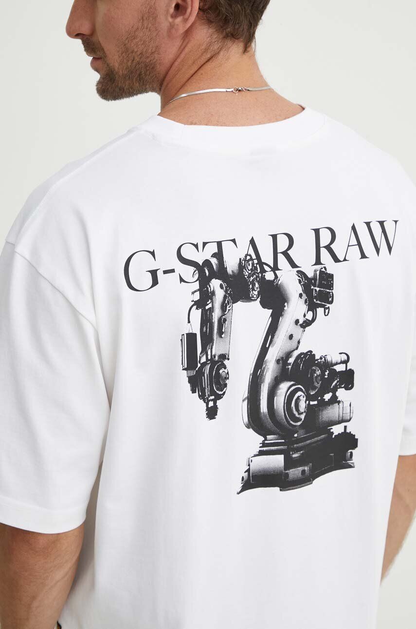 

Хлопковая футболка G-Star Raw, белый