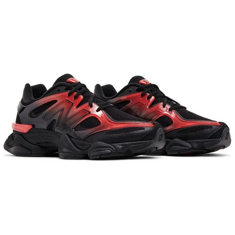 Кроссовки New Balance 9060 Black Red — фото 4