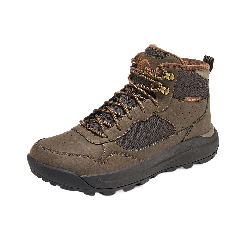 Ботинки STREET WEAR Short Snow Boots Men's Skechers, Dark Umber Coc — фото 3