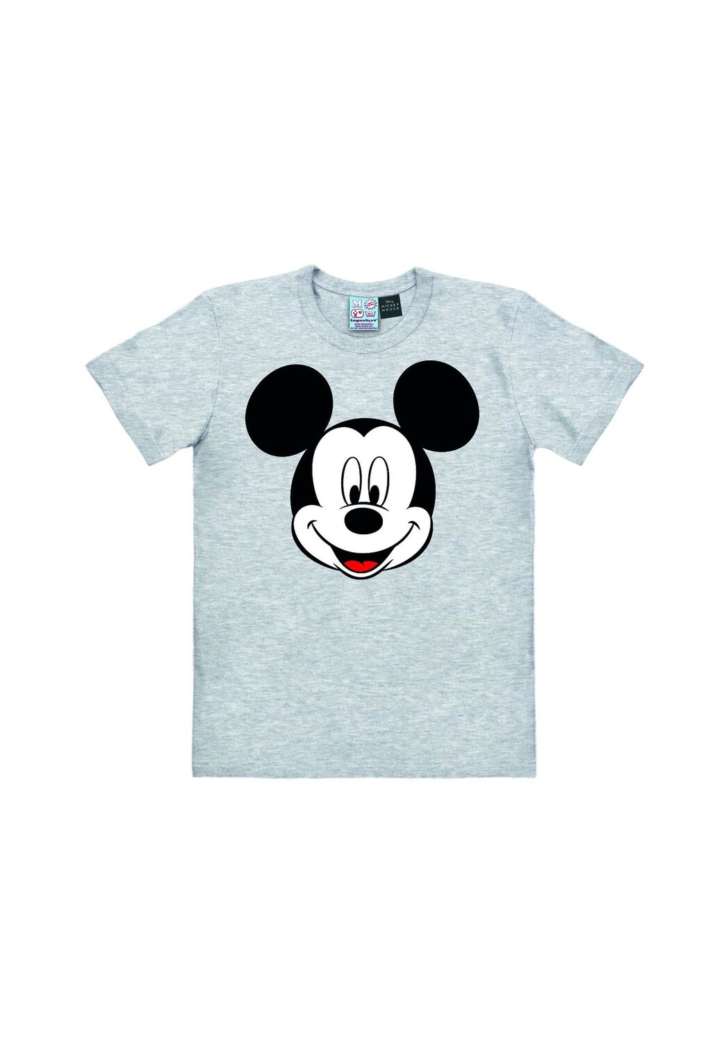 

Футболка Easyfit Disney — Микки Маус — Лицо LOGOSHIRT, цвет Grey-melange