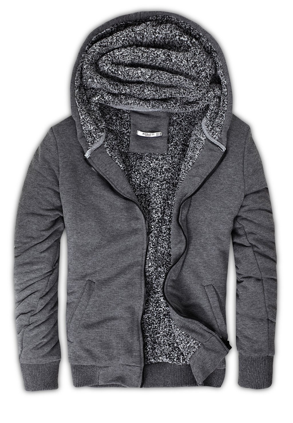 

Толстовка Slim Fit Buratti, цвет anthracite
