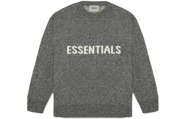 Свитер ss20 graphic logo sweater 'dark grey' Fear Of God Essentials, серый — фото 2