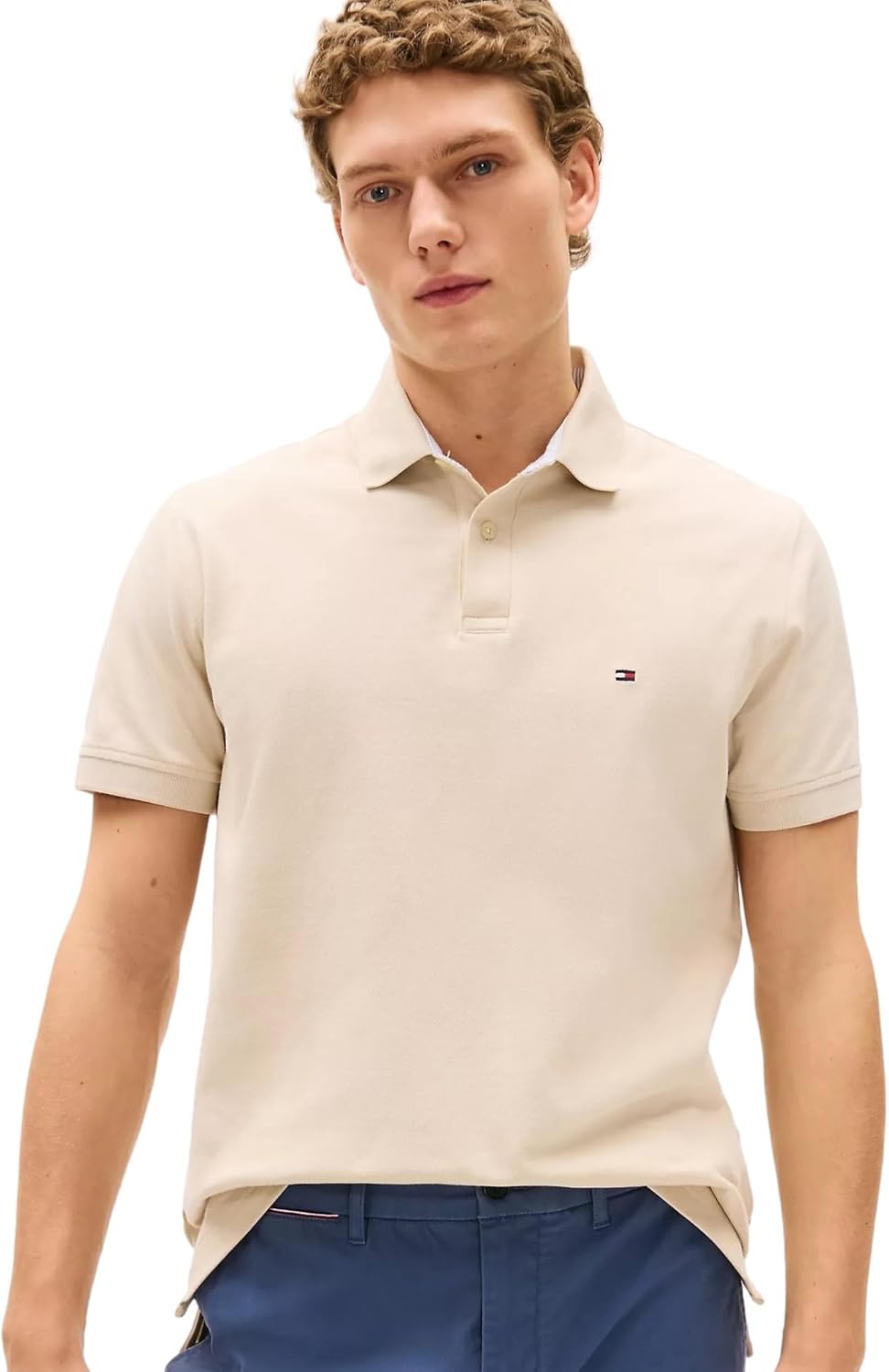 

Мужское поло Tommy Hilfiger S/S, Classic Beige