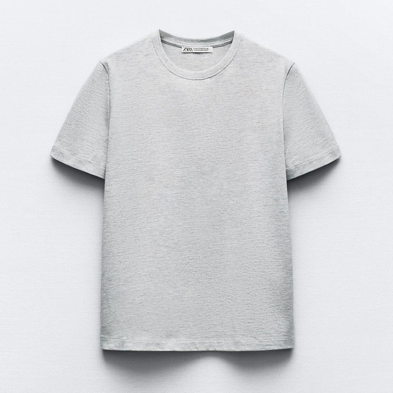 

Футболка Zara Heavy Cotton, серый