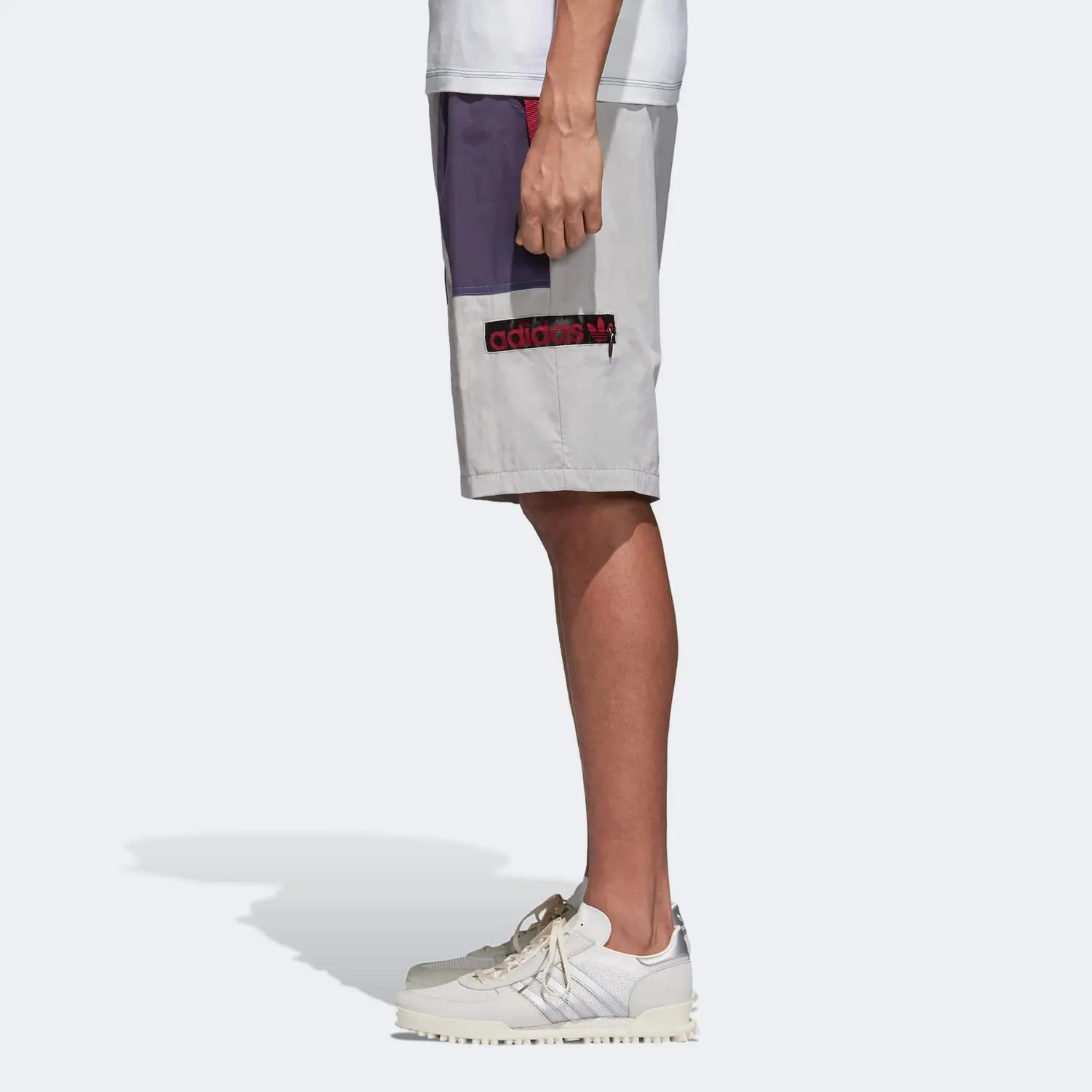 ATRIC SHORT повседневные шорты мужские серые Adidas Originals, серый — фото 4