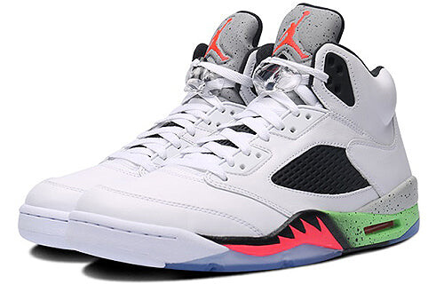 Кроссовки 5 ретро Air Jordan, белый — фото 4