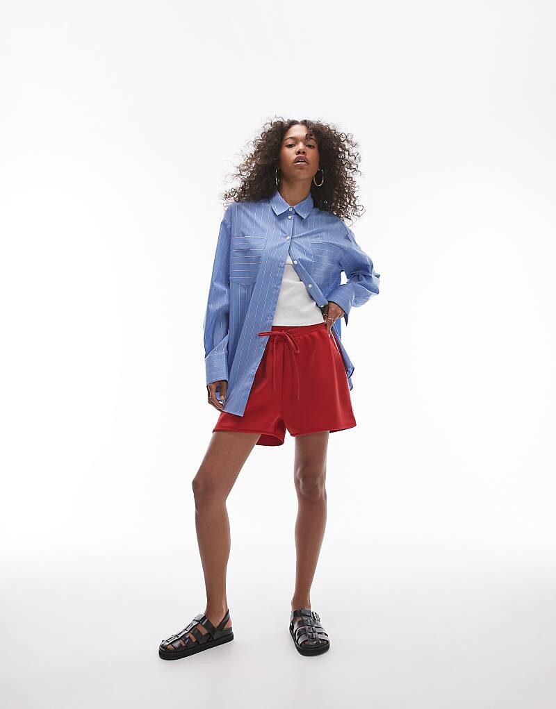 

Topshop – Рубашка в синюю полоску