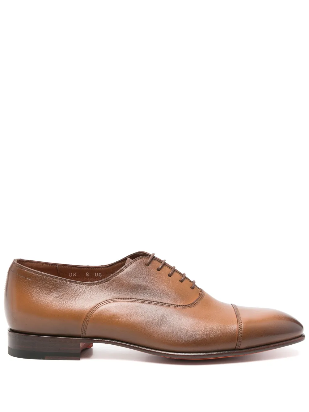 

Кожаные оксфорды Santoni, коричневый