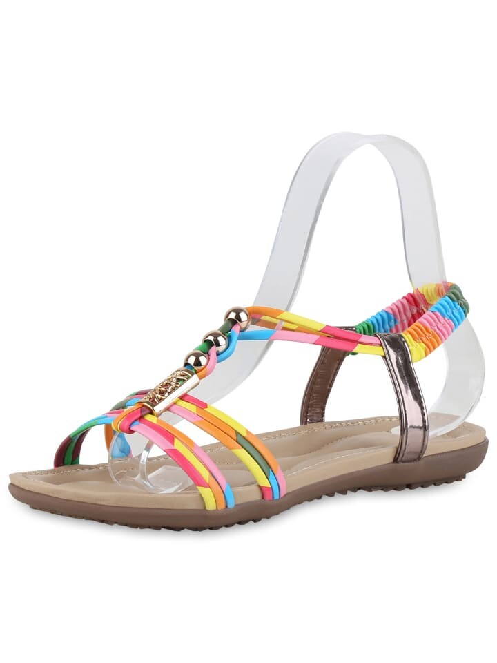 

Сандалии VAN HILL Ashley, цвет rosa blau gelb metallic