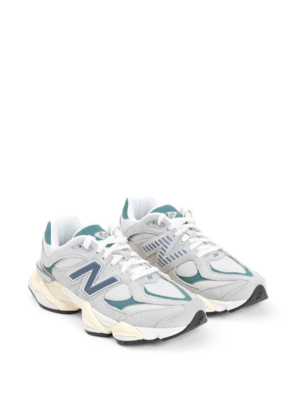Кроссовки 9060 «Бетон/Винтажный индиго/Новая ель» NEW BALANCE, серый — фото 2