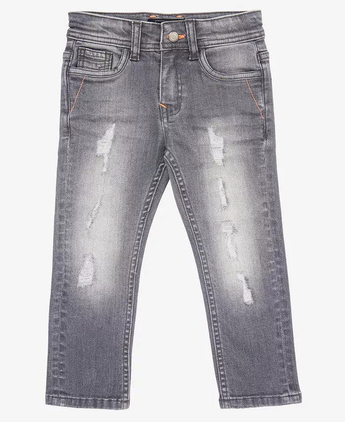 

Джинсы для мальчиков с эффектом поношенности 2T-4T Raw X, серый