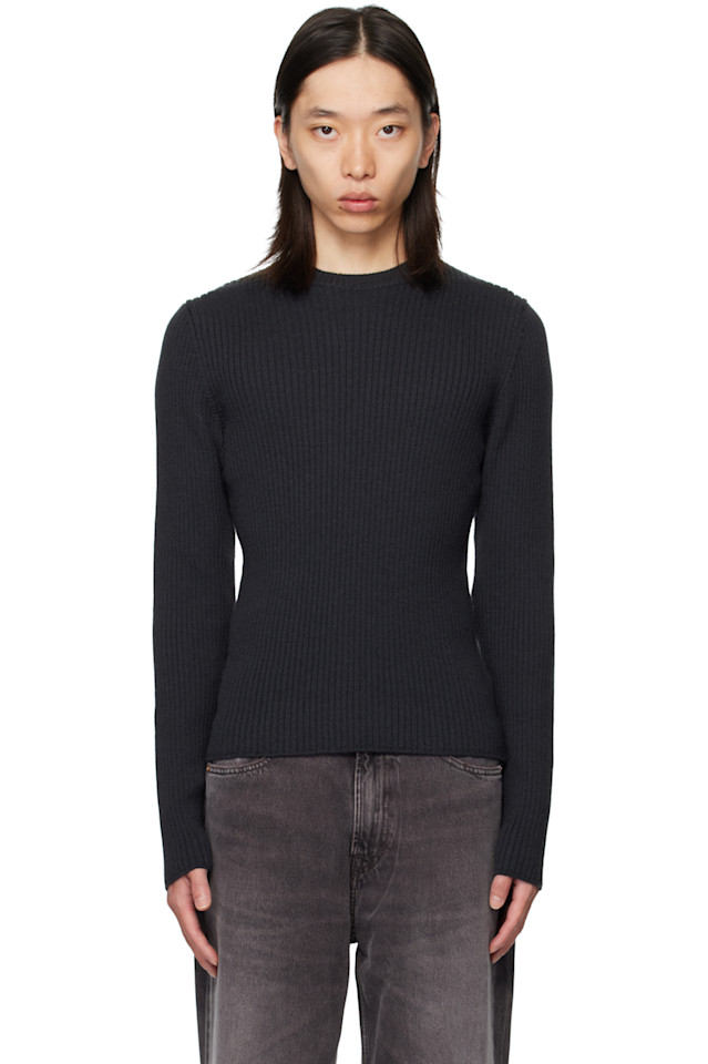 

Our Legacy Черный компактный круглый свитер