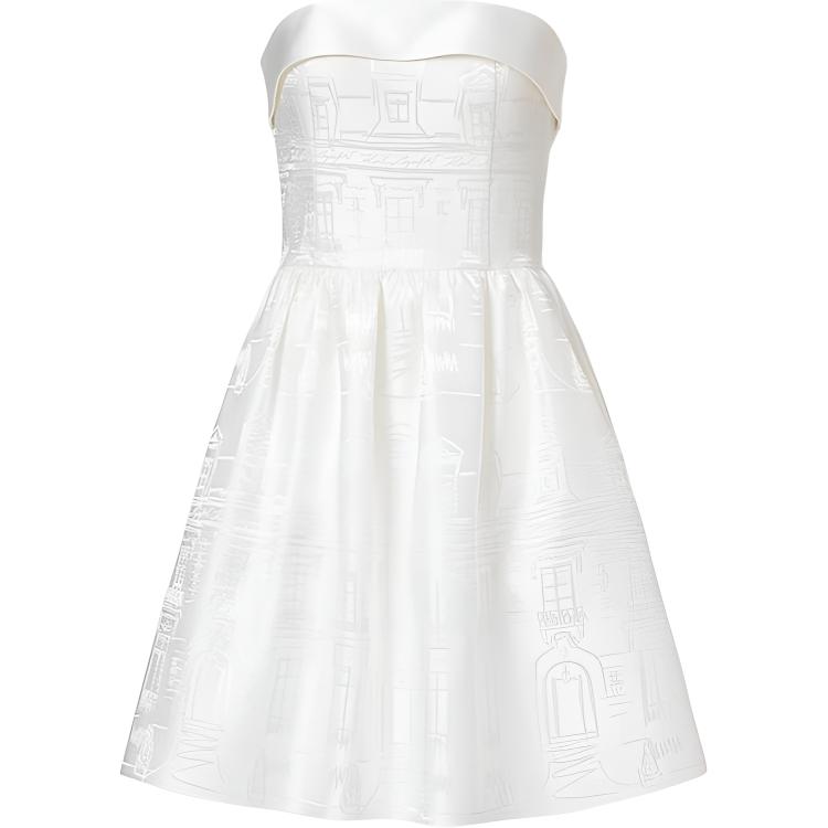 

Karl Lagerfeld SS25 платье без рукавов женское KARL LAGERFELD/Karl Lagerfeld Jeans, белый