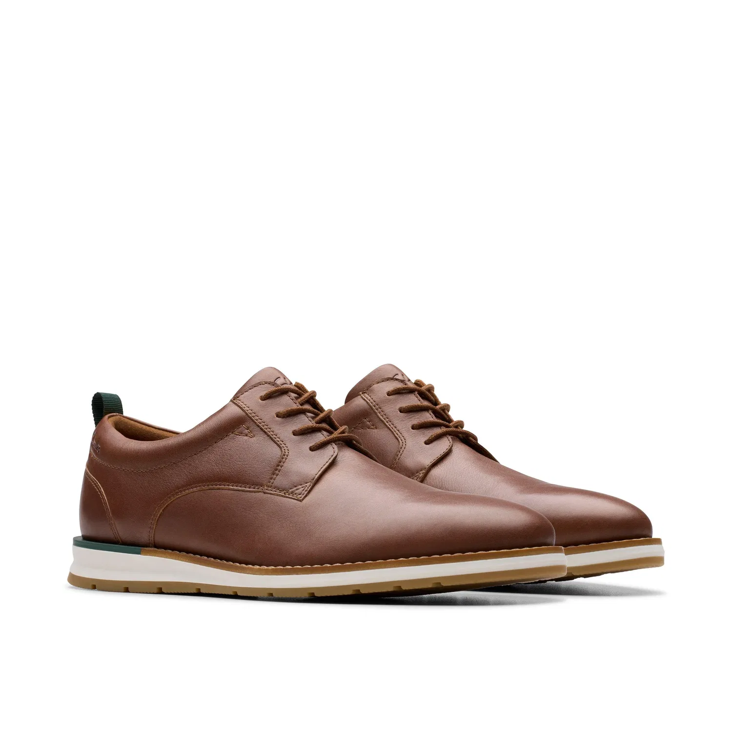 Кожаные туфли Lapford Lace Clarks, бежевый — фото 4
