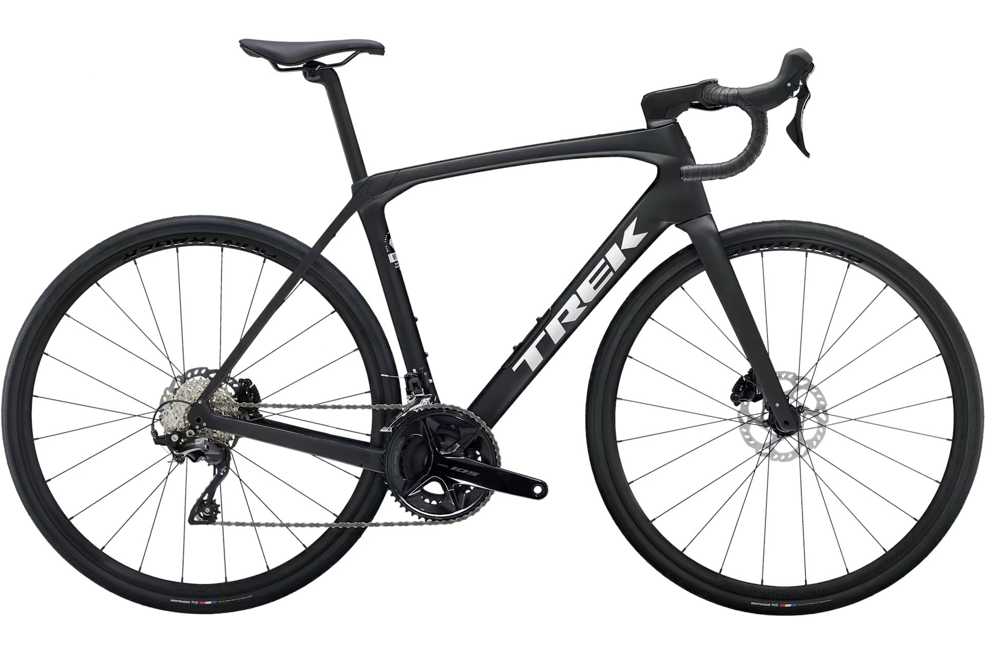 

Шоссейный велосипед Trek Domane sl 5 gen 4 - 28 дюймов - diamant, schwarz | matte deep smoke