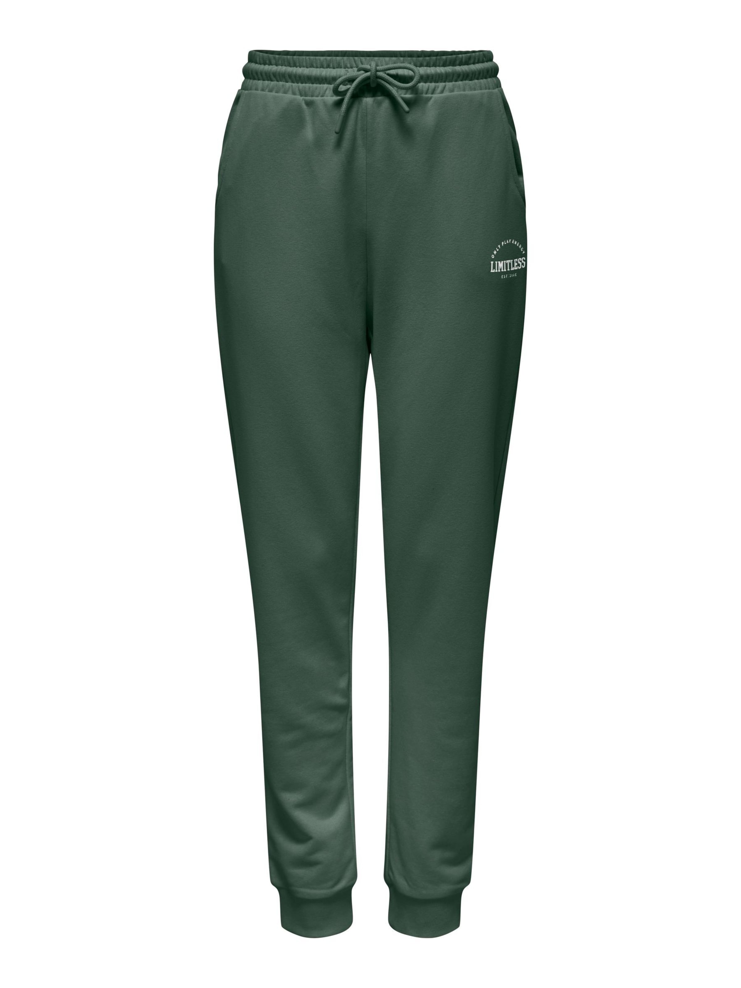 

ONLY PLAY Узкие спортивные штаны 'ONPCava' в зеленом цвете